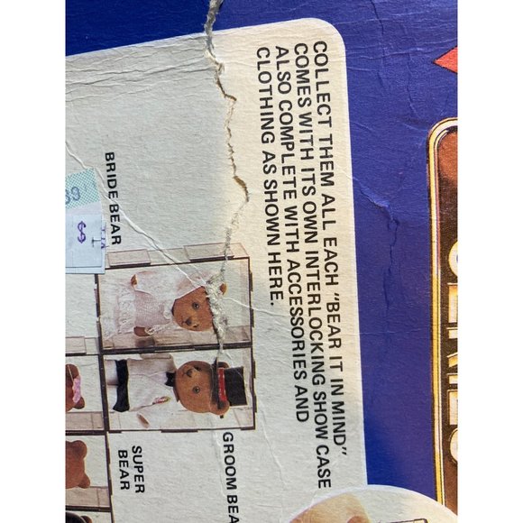 Vintage 1980s "Bear It In Mind" Showcase Series Groom Bear - Picture 12 of 12